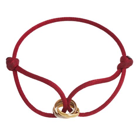 cartier red string bracelet